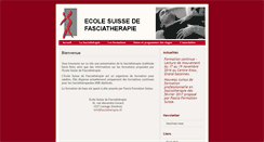 Desktop Screenshot of fasciatherapie.ch